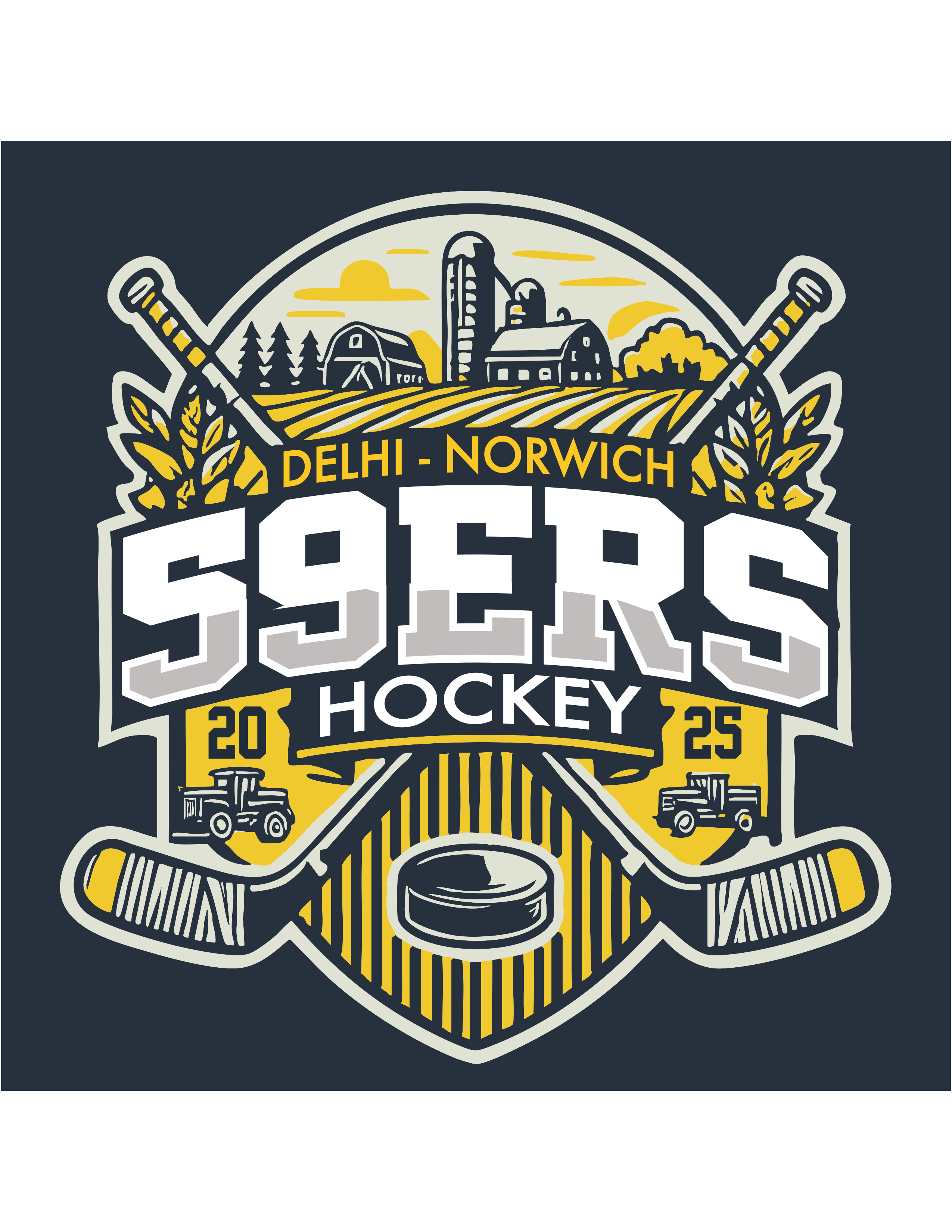 58th Annual Delhi-Norwich Tobacco Town - U10 & U11 Rep A Tournament Logo